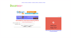 Desktop Screenshot of dulcetbox.com